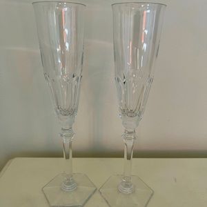 Baccarat Champagne Flutes